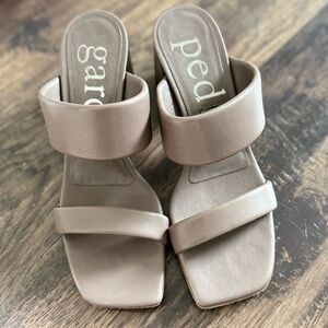 Pedro Garcia Tan Strap mule